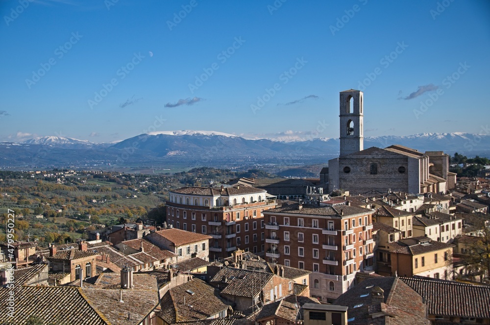 Views of the Capital of Umbria Italy