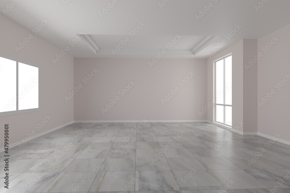 Empty room design interior 3d render Empty room design interior 3d render