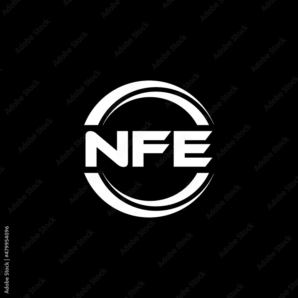 NFE letter logo design with black background in illustrator, vector logo modern alphabet font overlap style. calligraphy designs for logo, Poster, Invitation, etc. NFE letter logo design with black background in illustrator, vector logo modern alphabet font overlap style. calligraphy designs for logo, Poster, Invitation, etc.