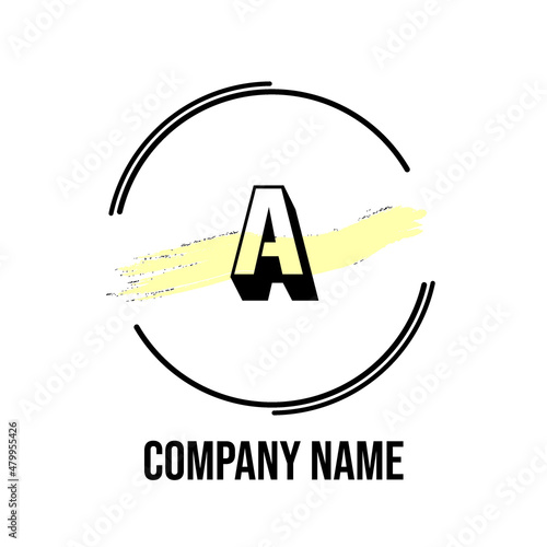 Initial Letter Logo A Vector Design