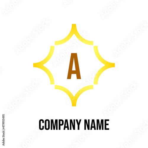 Initial Letter Logo A Vector Design