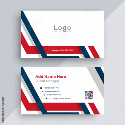 Business card design template