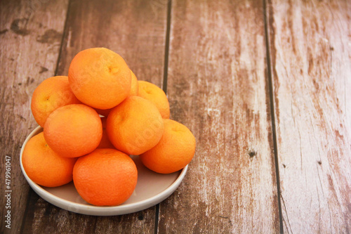 fruit of sweet orange tangerines