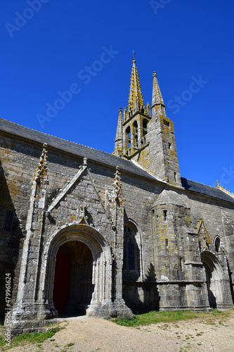 Saint Jean Trolimon; France - may 16 2021 : Tronoen church photo