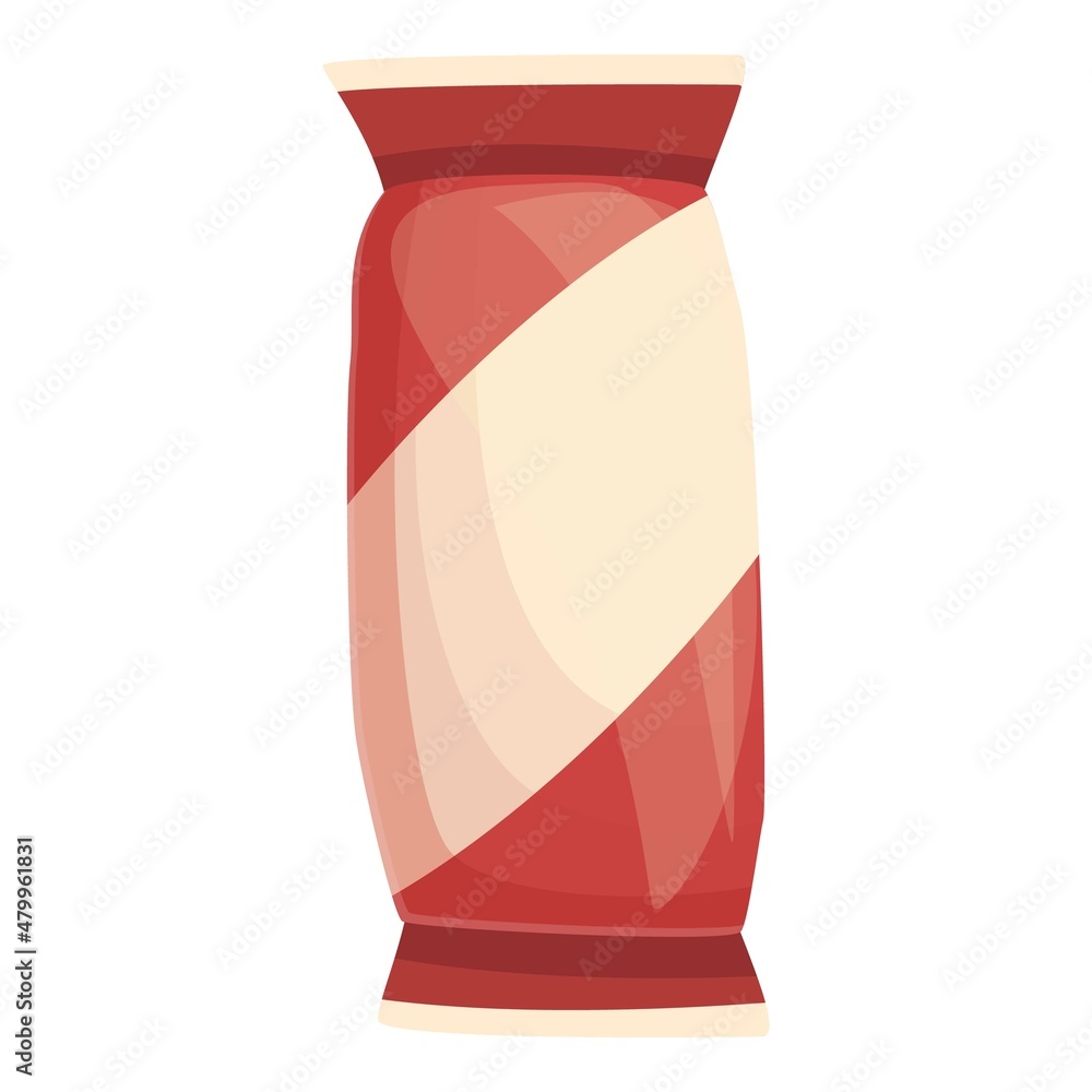Fototapeta premium Food package icon cartoon vector. Lunch bag. Snack pack