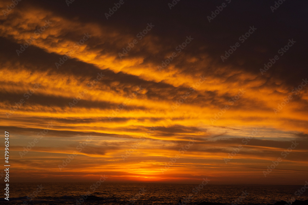 Sunset views over the Faro de Jose Ignacio (Jose Ignacio Lighthouse), Punta del Este, Uruguay