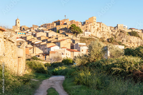 Last lights in the Pinell de Brai. Tarragona photo