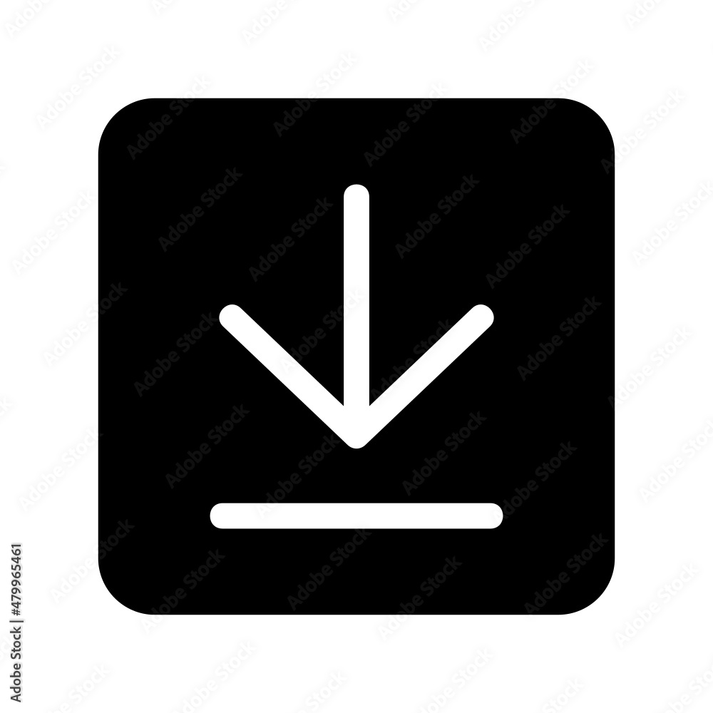 Install icon isolated on white background Install icon isolated on white background