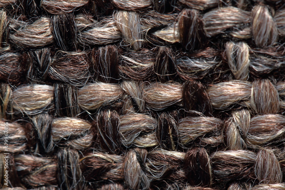 interlacing threads in jacquard fabric close-up interlacing threads in jacquard fabric close-up
