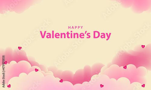 happy valentines day pattern illustration background wallpaper banner template flyer poster event label backdrop modern vector design concept premium color digital card ornamental black gold luxury