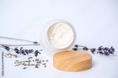Lavendel Creme Kosmetik Pflegecreme