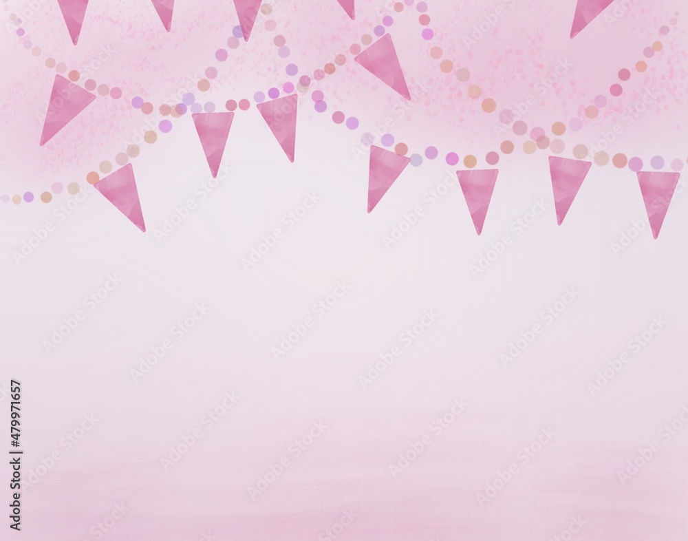 Pink birthday background. Use for concept design wallpaper christmas, valentine festival of love.