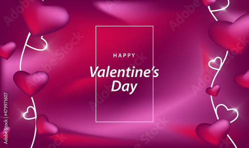 happy valentines day pattern illustration background wallpaper banner template flyer poster event label backdrop modern vector design concept premium color digital card ornamental black gold luxury