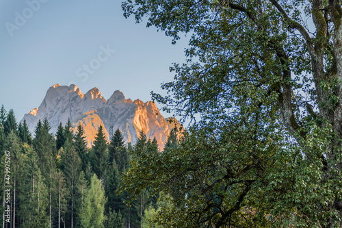 Autumn and colors of nature in the Tarvisio area. Orrido dello Slizza.