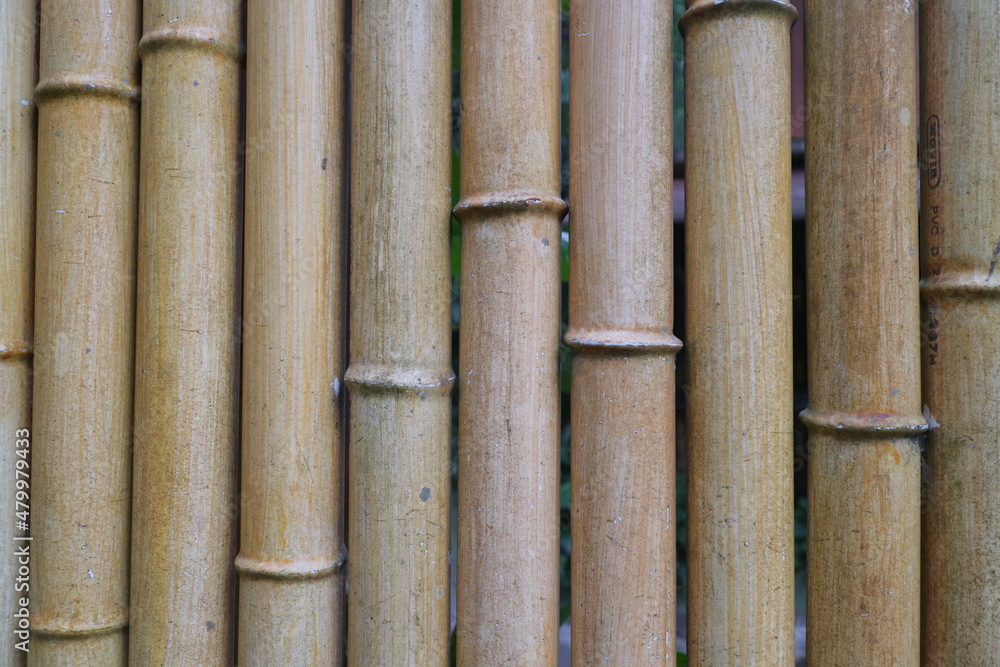 bamboo-shaped fence made of plastic bamboo-shaped fence made of plastic