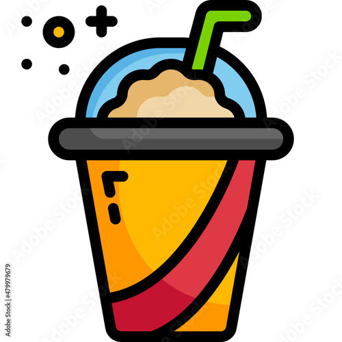 soft drink line icon