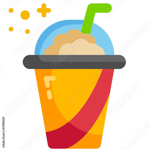soft drink flat icon