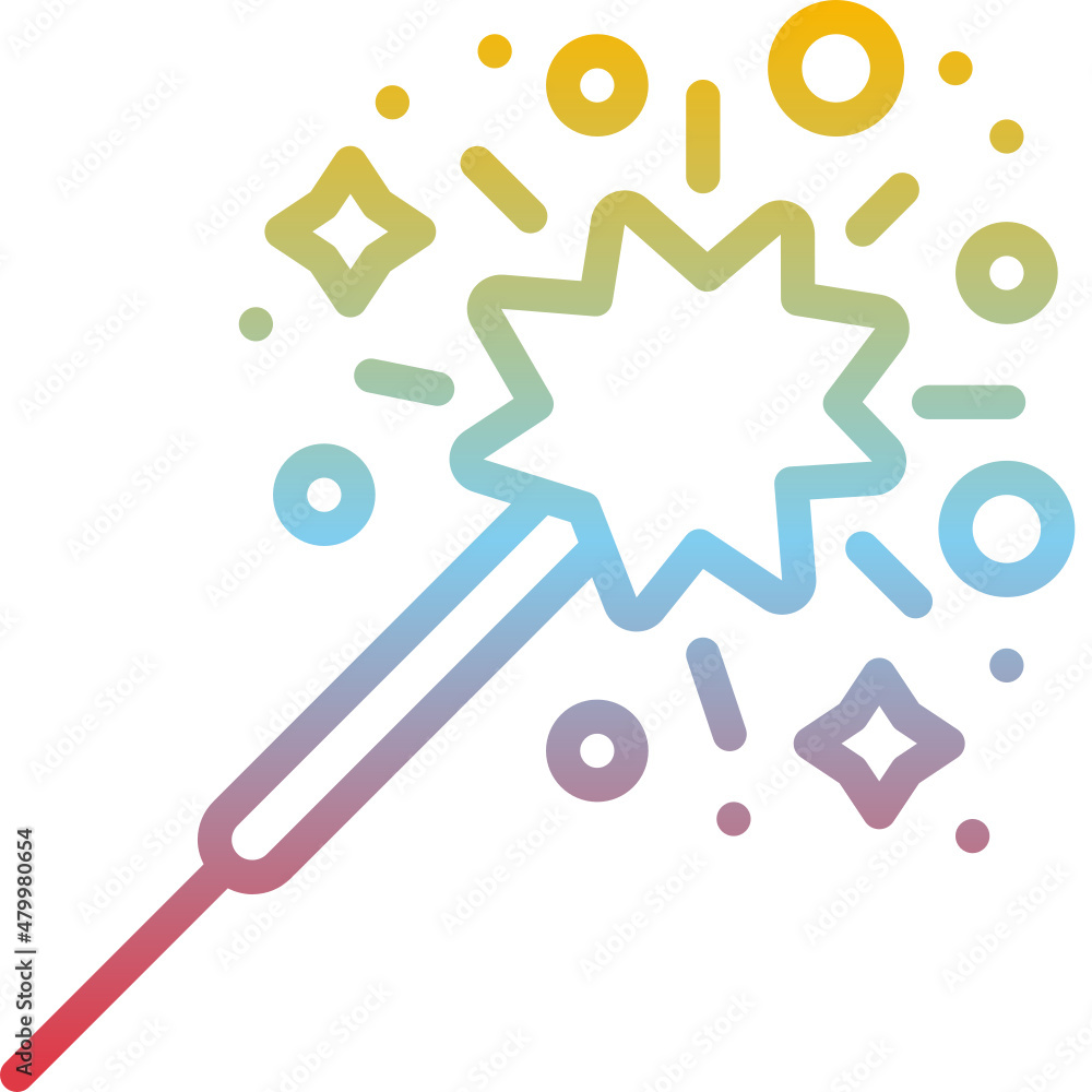 sparkler gradient icon sparkler gradient icon