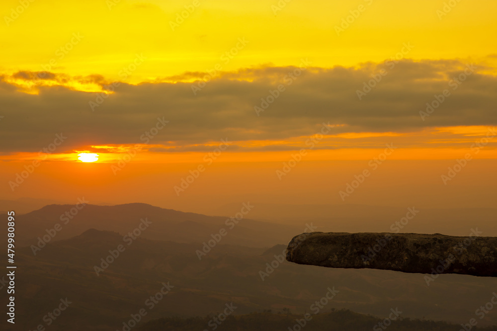 Obraz premium Stone or rock cliff at 