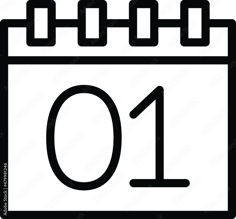 Calendar Vector Icon Design Illustration Calendar Vector Icon Design Illustration