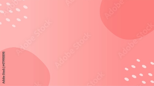 soft and delicate pink gradient background with some ornaments of dots and shapes