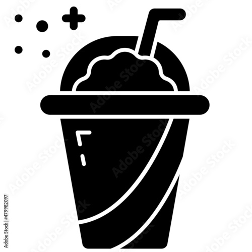 soft drink solid icon