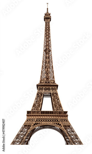Tour Eiffel on white background © Photobeps