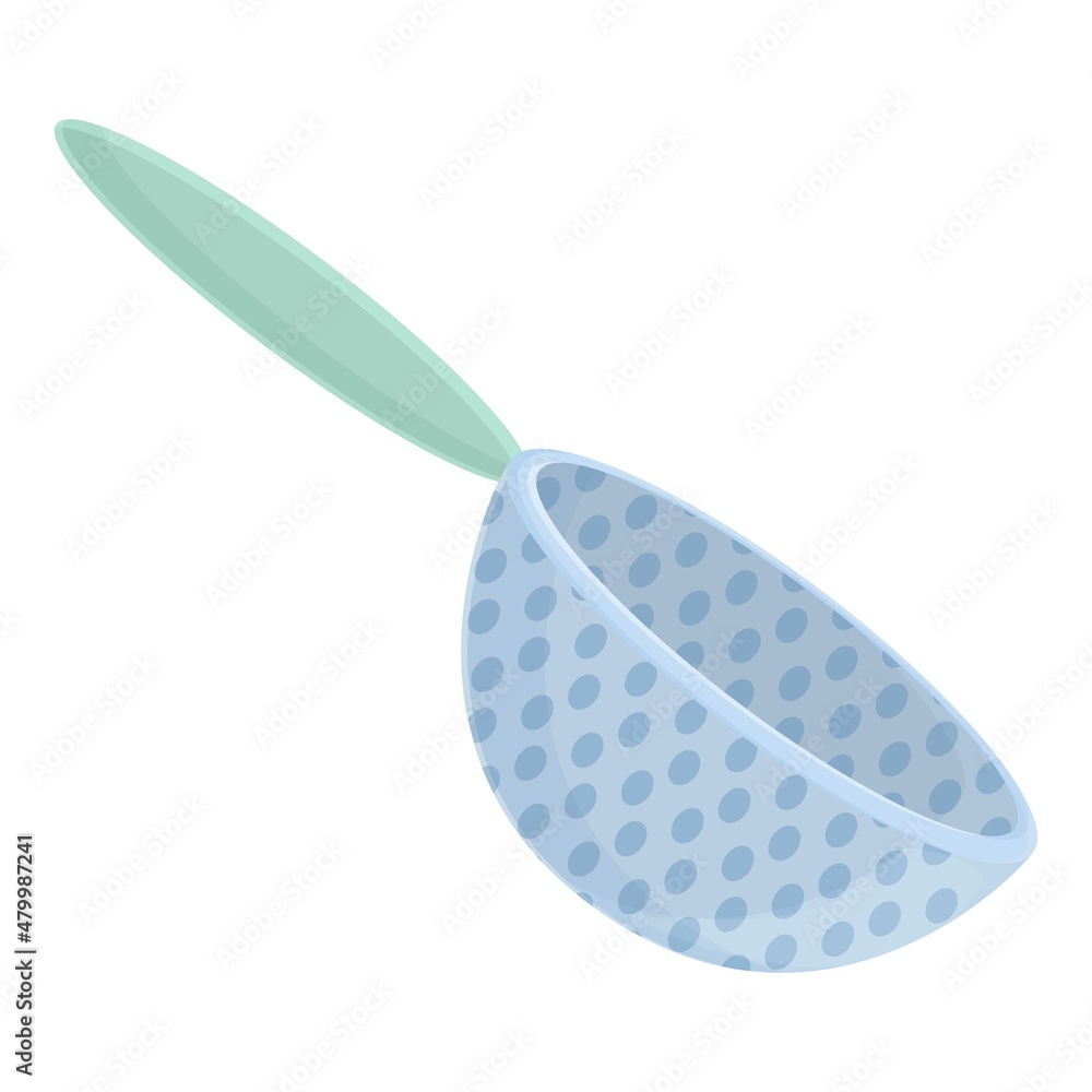 Kitchen colander icon cartoon vector. Pasta sieve. Strainer cooking Kitchen colander icon cartoon vector. Pasta sieve. Strainer cooking