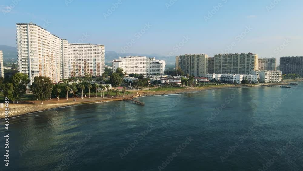 city on the shore of the Mediterranean Sea city on the shore of the Mediterranean Sea