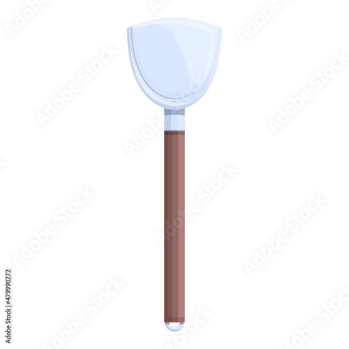 Meat spatula icon cartoon vector. Grill spoon. Roast spatula