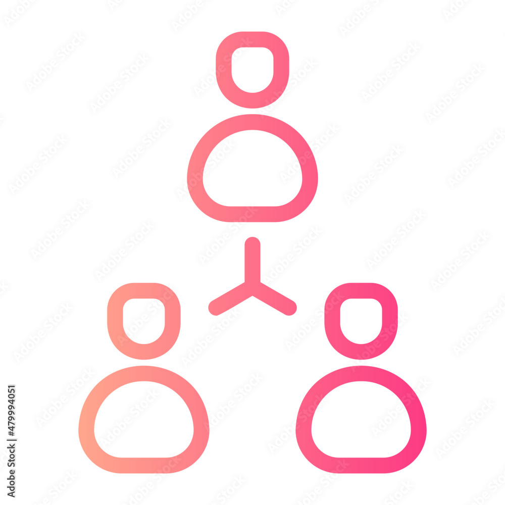 teamwork gradient icon teamwork gradient icon