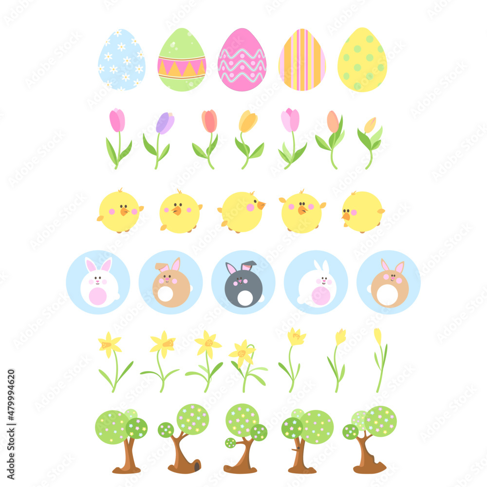 Easter Characters Sheet Easter Characters Sheet