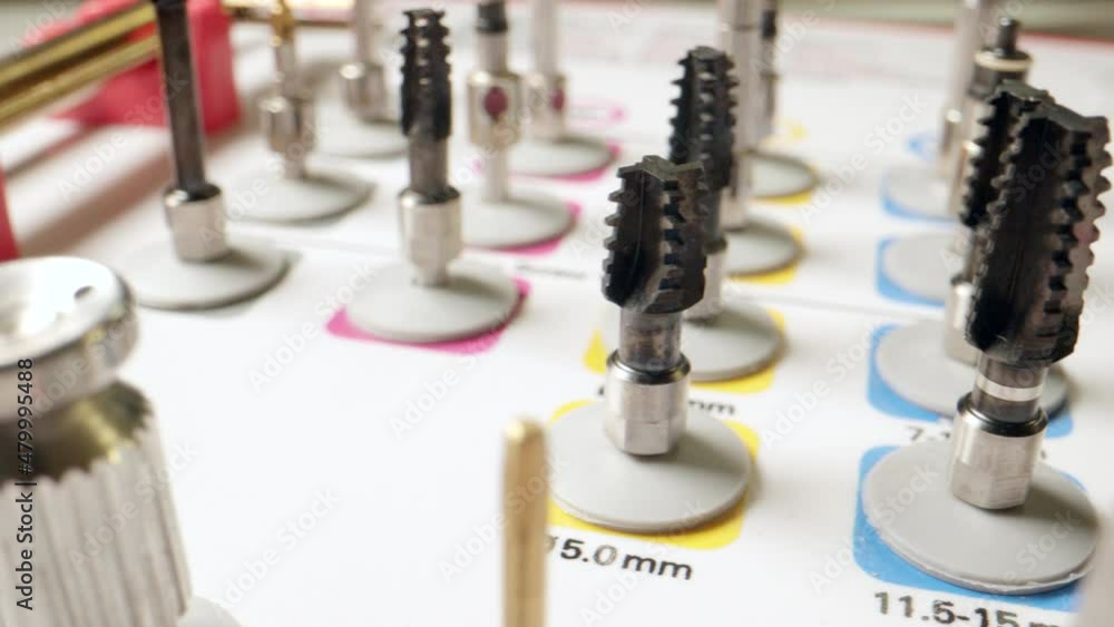Tracking Macro Shot Set of drill nozzles for a dental bur machine for ...