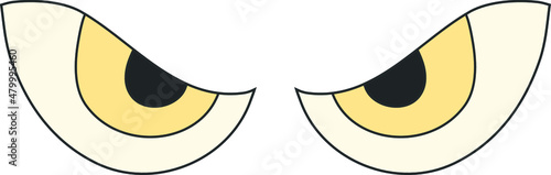 Staring Angry Eyes 