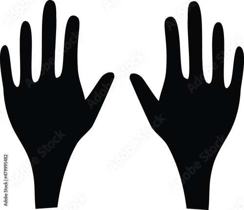 Silhouette of Hands