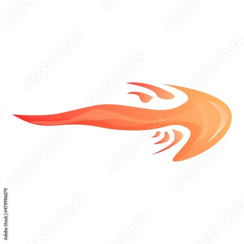 Pistol gun flash icon cartoon vector. Shot effect. Bullet blast