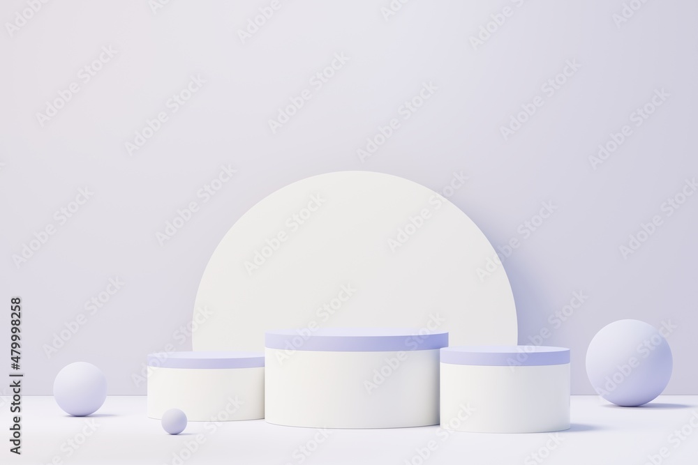 3d render of Beauty podium with Very Peri color of the year 2022 design for product presentation and advertising. Minimal pastel sky and Dreamy land scene. Romance concept. 3d render of Beauty podium with Very Peri color of the year 2022 design for product presentation and advertising. Minimal pastel sky and Dreamy land scene. Romance concept.
