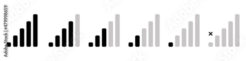 Signal Icon. Network icon. Wifi icon, Vector illustration
