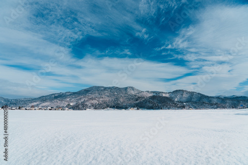 山形の雪景色（山形県東根市） © sasapage