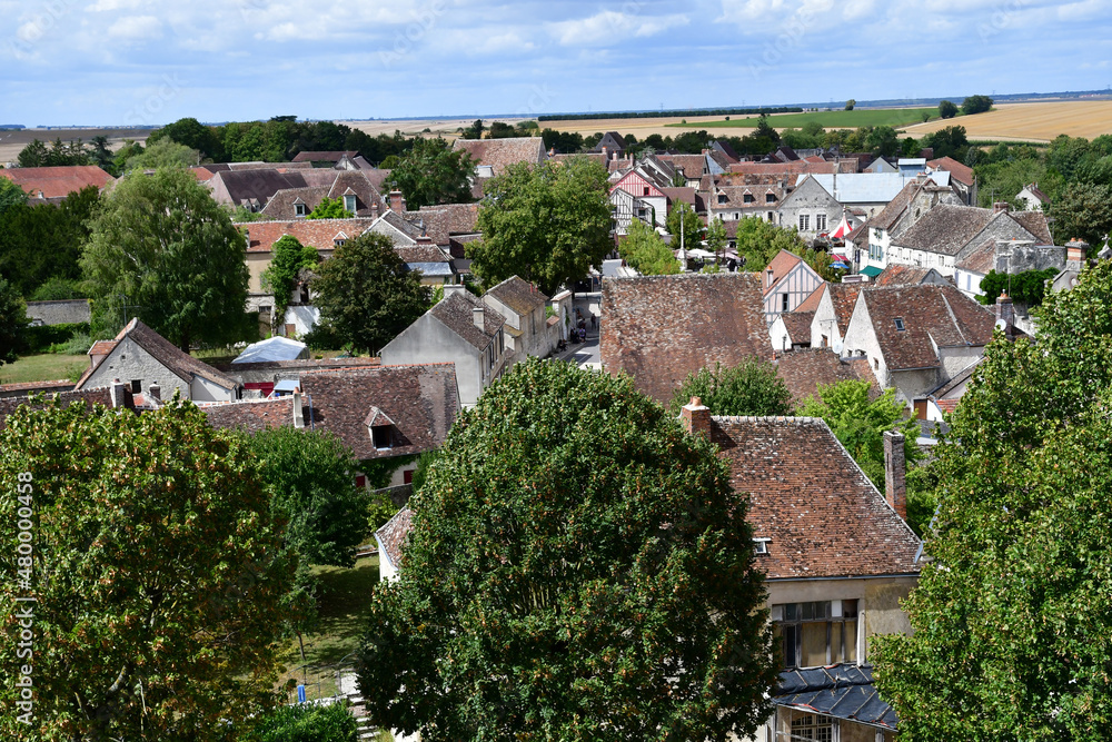  Provins, France - august 23 2020 : the city in summer