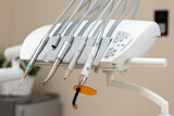 Gabinet stomatologiczny, narzędzia dentystyczne i medyczne 
