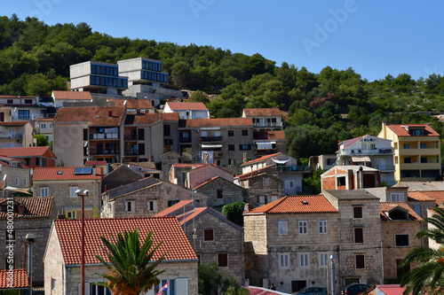 Vis, Croatia- september 3 2021 : picturesque old city © PackShot