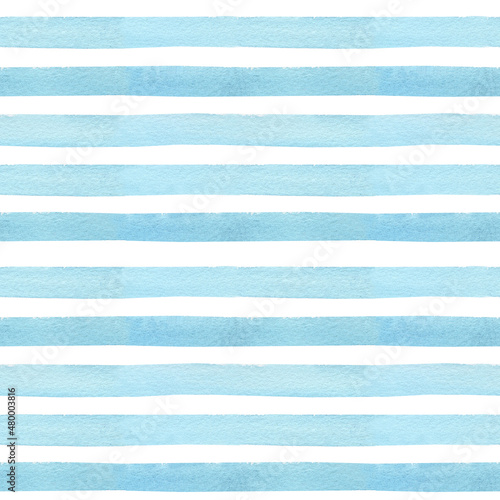Watercolor hand painted stripe background. Seamless pattern with stripes. Watercolor pastel gentle color pattern