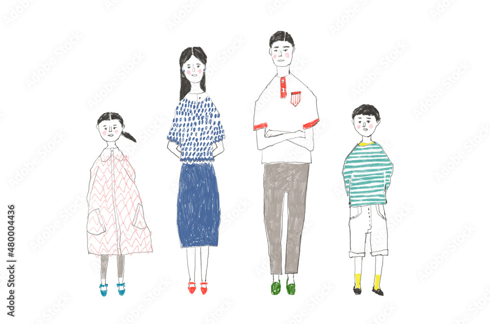 アジア人の家族 アジア人の家族