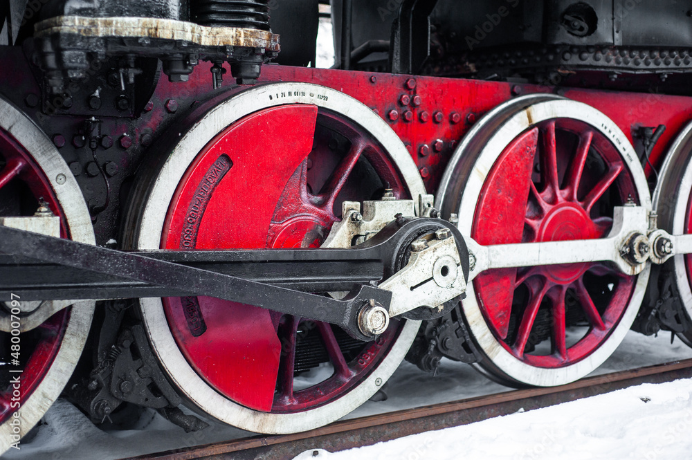 Old steam engine details