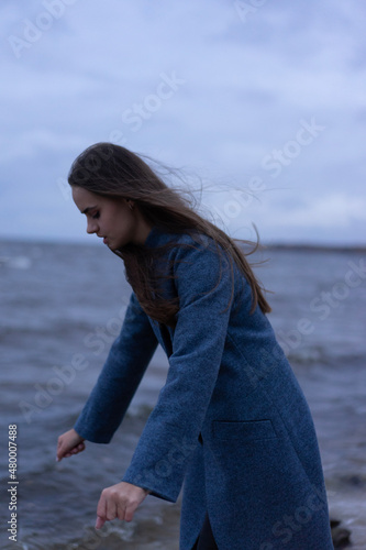 person on the beach © Viacheslav