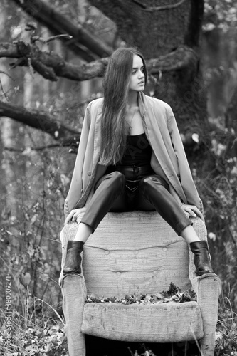person sitting on a bench