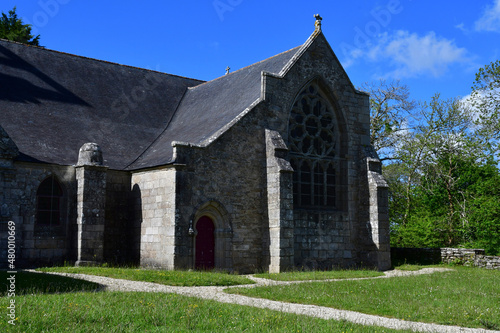 Ploneour Lanvern; France - may 16 2021 : Languivoa chapel