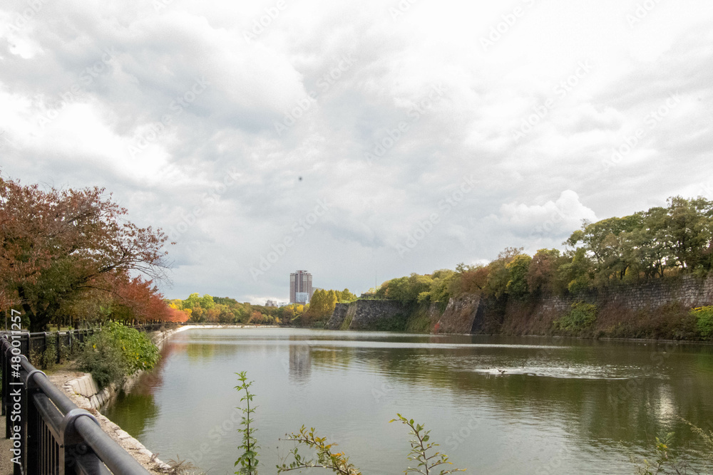 Obraz premium 大阪城観光