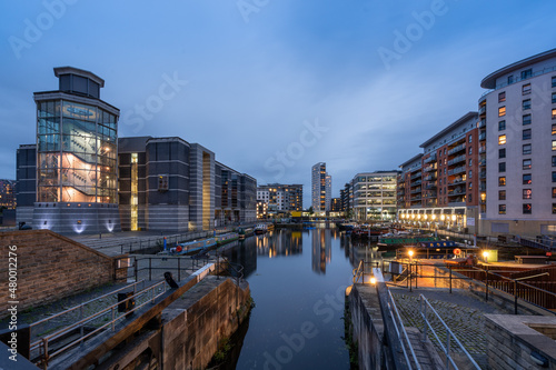 Canvas Print Leeds dock